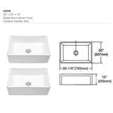 Kitchen Sink Single Bowl White