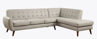 111' X 80' X 33' Black PU Sectional Sofa