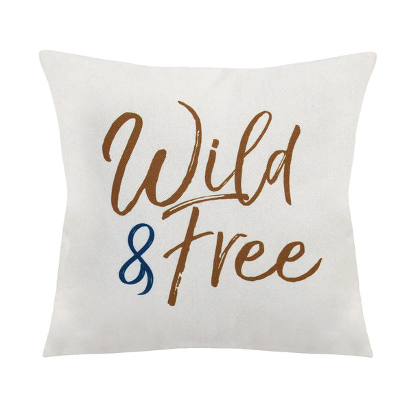 Wild & Free Square Pillow