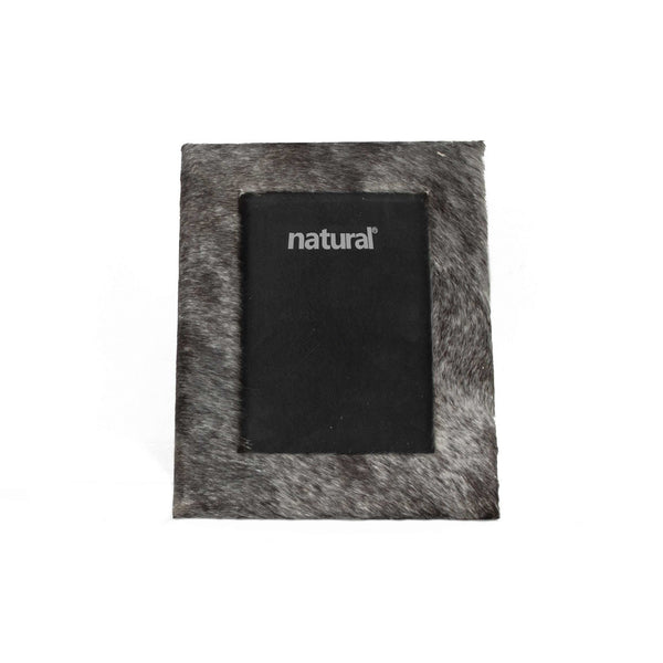 7" x 9" Black  Cowhide   4" x 6" Picture Frame