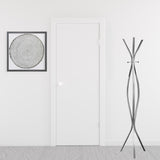 12" x 18" x 72" Silver  Metal  Coat Rack