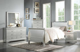80' X 90' X 47' Platinum Wood Eastern King Bed