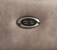 101' X 86' X 40' Mocha Nubuck Upholstery Metal Reclining Mechanism Sectional Sofa (Power Motion  USB)