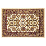9' x 13'  Polypropylene Ivory or Red Area Rug