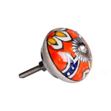 1.5" x 1.5" x 1.5" Ceramic Metal Multicolor 12 Pack Knob