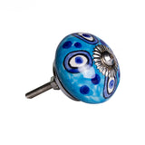 1.5" x 1.5" x 1.5" Ceramic Metal Multicolor 12 Pack Knob