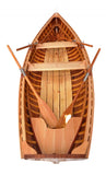 41" x 147.5" x 27.5" Clinker Built Whitehall Row Boat