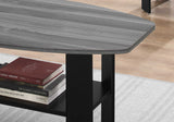 Black Grey Top Table Set - 3Pcs Set