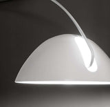 79 X 90.5 White Carbon Floor Lamp