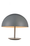 16 X 16 X 16 Grey Aluminum Table Lamp