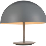 16 X 16 X 16 Grey Aluminum Table Lamp