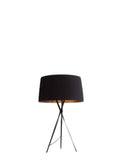 18 X 18 X 29.5 Black Carbon Steel Table Lamp