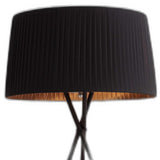18 X 18 X 29.5 Black Carbon Steel Table Lamp