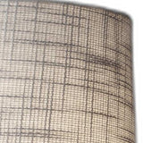 Natural Wood Finish Geometric Base Table Lamp