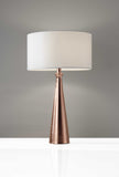 Black Metal Tapered Base Table Lamp