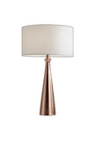 Black Metal Tapered Base Table Lamp