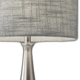Black Metal Tapered Base Table Lamp