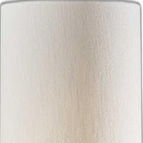 Brushed Steel Metal Teardrop Table Lamp