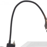 Matte Black Metal LED Adjustable Clip Lamp