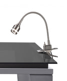 Matte Black Metal LED Adjustable Clip Lamp
