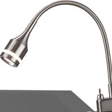 Matte Black Metal LED Adjustable Clip Lamp