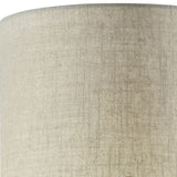 Dewdrop Black Metal Mercury Glass Table Lamp