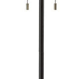 Sci Fi Two Pull Floor Lamp Black Metal