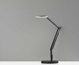 Bendy Black Metal LED Desk Lamp
