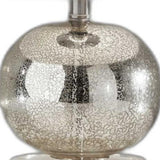 Elegant Silver Mercury Glass Table Lamp