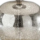 Elegant Silver Mercury Glass Table Lamp