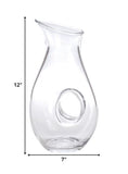 Mouth Blown Lead Free Crystal Pitcher  28 oz