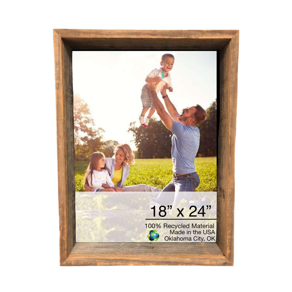 16x20 Natural Weathered Grey Picture Frame