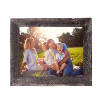 12x12 Rustic Smoky Black Picture Frame