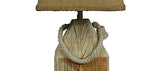 Seaside Accent Lamp with Rope and Starfish