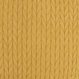 Mustard Yellow Chunky Braid Throw Pillow