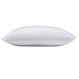 Set of 2 Lux Sateen Down Alternative Queen Size Firm Pillows