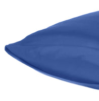 Navy Blue Dreamy Set of 2 Silky Satin Queen Pillowcases