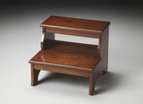 Handcrafted Chestnut Burl Step Stool