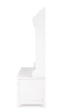 Borya White Hall Tree with Storage