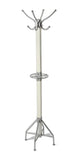 Logan Square White & Silver Coat Rack Tree