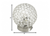 Glam Globe Beaded Crystal USB Desk Lamp