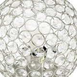Glam Globe Beaded Crystal USB Desk Lamp