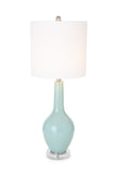 Set of 2 Aqua Modern Acrylic Table Lamps