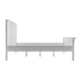 Classic White Panel Queen Size Bed