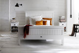Classic White Panel Queen Size Bed
