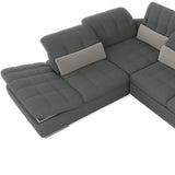 Mod Gray Four Piece Right Sectional Sofa with Storage and Sleeper