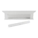 Classic White Four Hook Hanging Coat Rack
