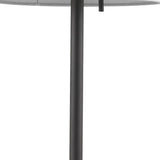 Antique Bronze and White Table Lamp