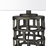 Vallin 1-Light Black Gold Table Lamp