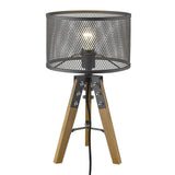 Capprice 1-Light Matte Black Table Lamp